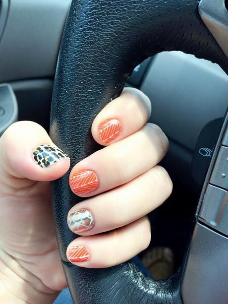 easy-nail-art-without-tools-for-short-nails-80_11 Ușor de unghii fără instrumente pentru unghii scurte