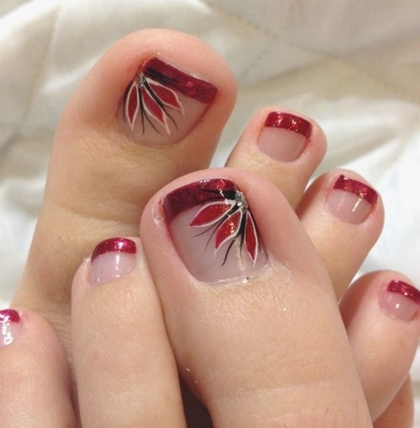 easy-toe-nail-art-for-beginners-89_17 Ușor toe nail art pentru incepatori