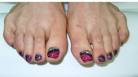 easy-toe-nail-art-for-beginners-89_18 Ușor toe nail art pentru incepatori