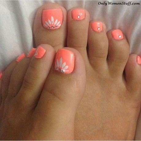easy-toe-nail-art-for-beginners-89_19 Ușor toe nail art pentru incepatori