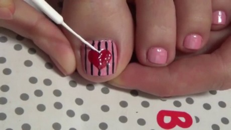easy-toe-nail-art-for-beginners-89_2 Ușor toe nail art pentru incepatori