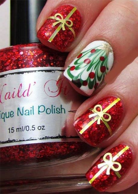 nail-art-christmas-gifts-53_16 Nail art cadouri de Crăciun