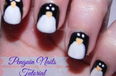 penguin-christmas-nails-50_4 Penguin Crăciun cuie