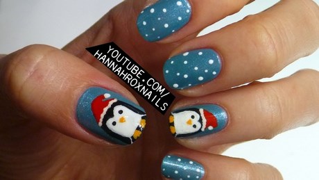 penguin-christmas-nails-50_9 Penguin Crăciun cuie