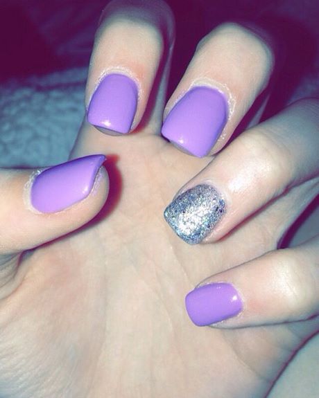 purple-short-nails-32_19 Violet unghii scurte