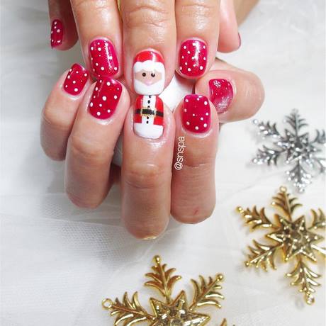 santa-claus-nail-art-design-83_15 Moș Crăciun nail art design