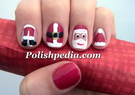 santa-claus-nail-art-design-83_4 Moș Crăciun nail art design