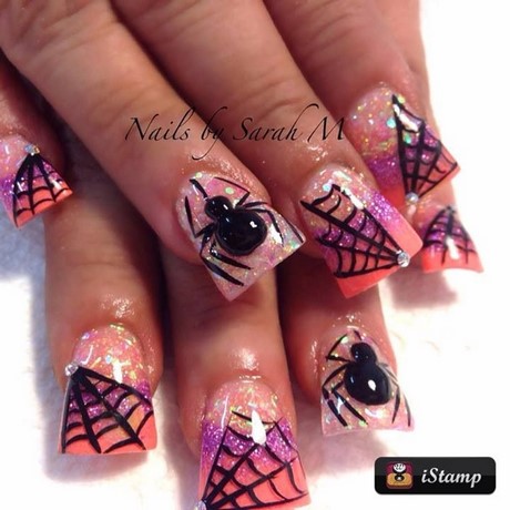 acrylic-nails-for-halloween-27 Unghii acrilice pentru halloween