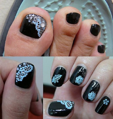 beautiful-black-nail-art-34_18 Frumos negru nail art