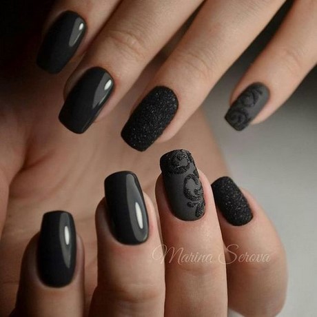 beautiful-black-nail-art-34_6 Frumos negru nail art