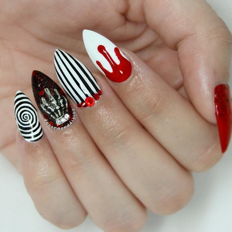 best-halloween-nail-designs-71_7 Cele mai bune modele de unghii de halloween