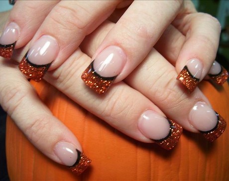 black-and-orange-nails-76_14 Unghii negre și portocalii