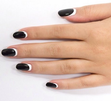 black-and-white-fingernail-designs-58_19 Modele de unghii alb-negru
