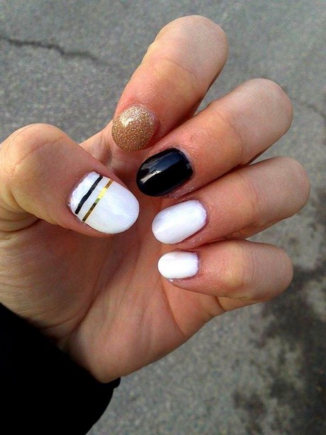 black-and-white-nails-easy-97_13 Unghiile alb-negru Ușor