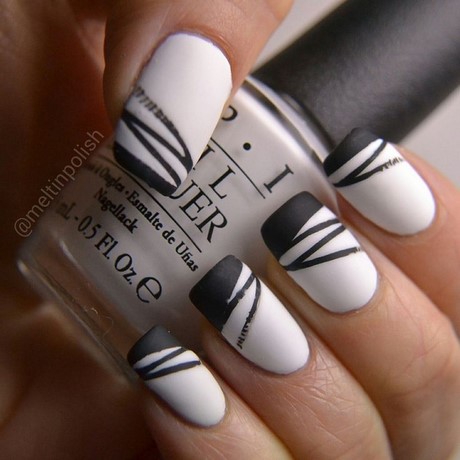 black-and-white-nails-37_14 Unghii alb-negru
