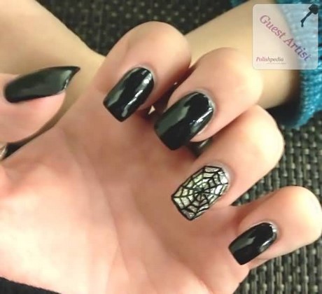 black-halloween-nails-81_3 Unghii negre de halloween