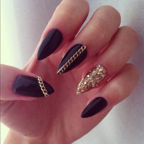 black-nails-nail-art-84_15 Unghii negre nail art