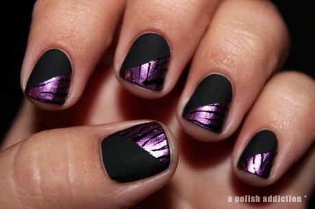 black-polish-nail-designs-57_17 Modele de unghii negre