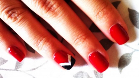 black-white-and-red-nail-designs-49_5 Modele de unghii alb-negru și roșu