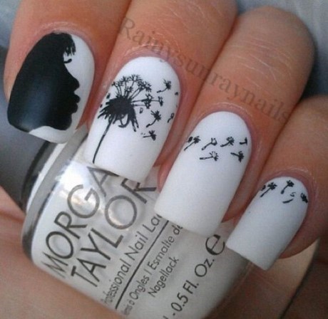 black-white-nails-32_12 Unghii alb-negru