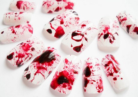 blood-nail-designs-74_10 Modele de unghii de sânge