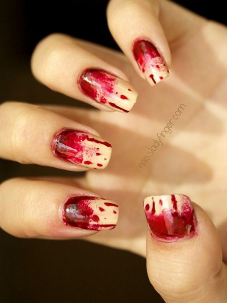 blood-nails-halloween-82_13 Sânge Cuie halloween