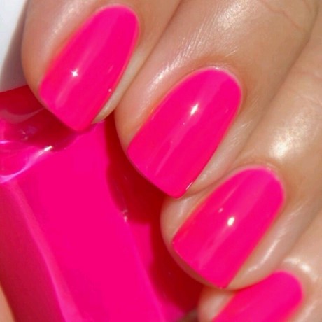 bright-pink-nail-designs-83_6 Modele de unghii roz roz