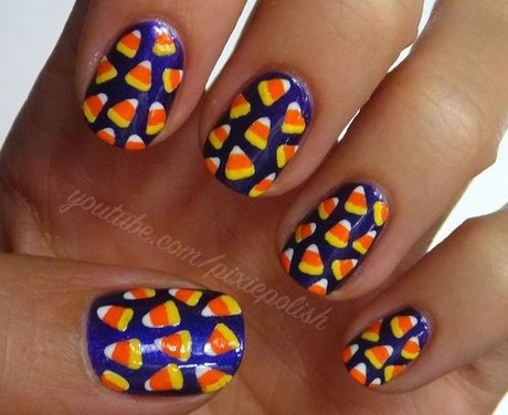 candy-corn-nail-art-18_11 Bomboane de porumb nail art