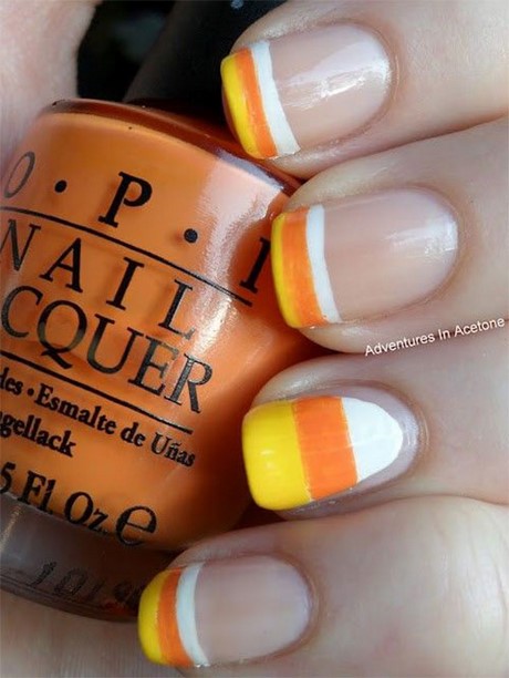 candy-corn-nail-art-18_9 Bomboane de porumb nail art