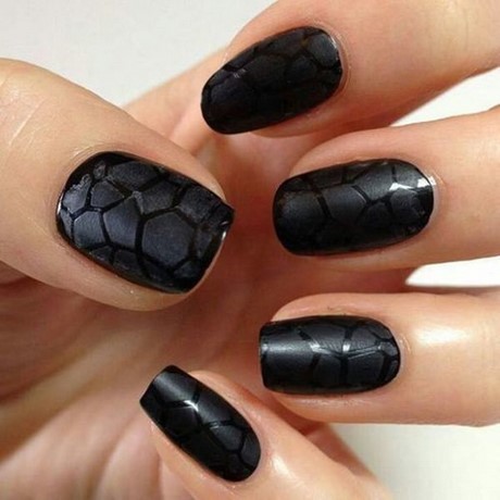 cool-black-nail-designs-74_11 Modele Cool de unghii negre