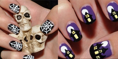 Cool halloween nail art