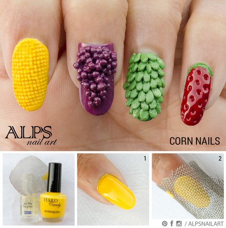 corn-nail-art-70 Porumb nail art