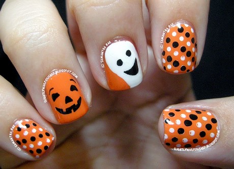 cute-halloween-nails-easy-76_2 Drăguț halloween cuie ușor