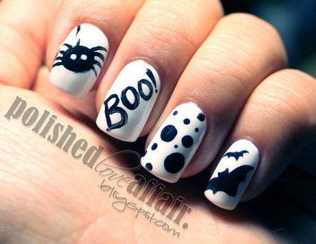 cute-nails-for-halloween-20_13 Unghii drăguțe pentru halloween