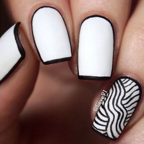 designs-for-white-nails-99_11 Modele pentru unghii albe