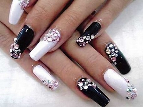 diamond-nail-designs-11_9 Modele de unghii cu diamante