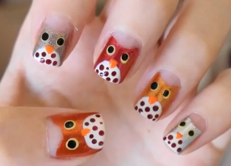 diy-fall-nail-art-designs-74 Diy toamna nail art modele