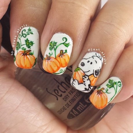 diy-fall-nail-art-designs-74_14 Diy toamna nail art modele