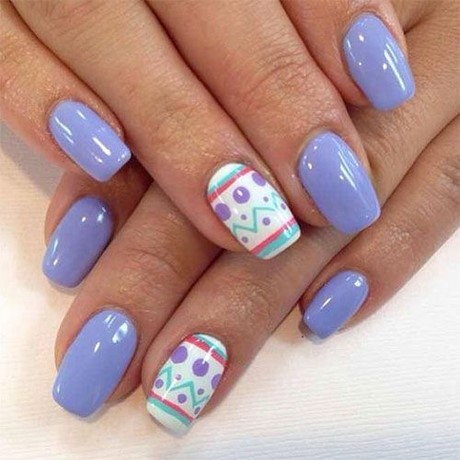 easy-easter-nail-designs-27_17 Modele ușoare de unghii de Paște