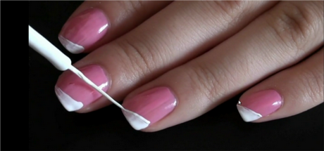 easy-pink-nail-designs-51_3 Modele ușoare de unghii roz