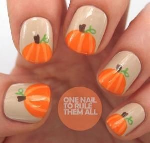 easy-pumpkin-nail-art-54_16 Ușor de dovleac nail art