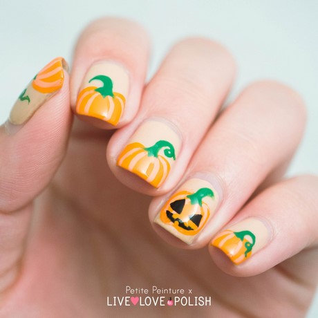 easy-pumpkin-nail-art-54_17 Ușor de dovleac nail art