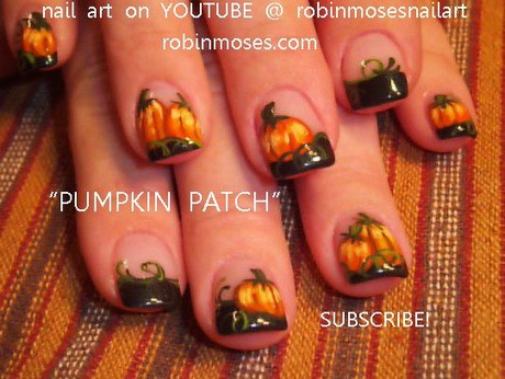 fall-halloween-nail-art-89_4 Toamna halloween nail art