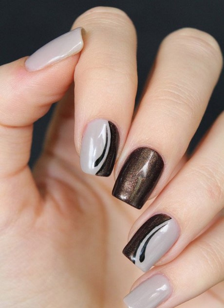 grey-and-black-nail-designs-01_5 Modele de unghii gri și negre