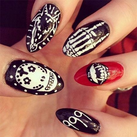 halloween-fingernail-ideas-45_11 Idei de unghii de Halloween