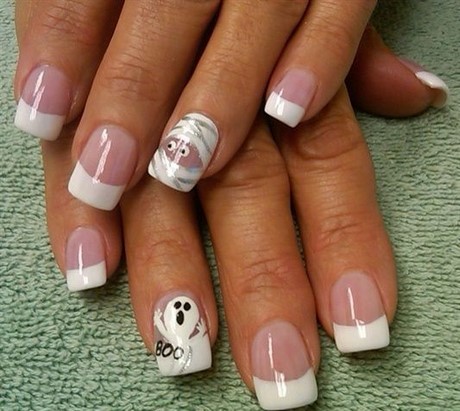 halloween-french-nails-10_4 Halloween Franceză cuie