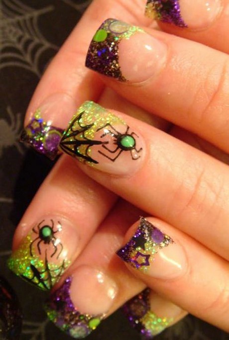 halloween-glitter-nails-37_16 Unghii cu sclipici de Halloween