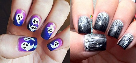 halloween-nail-art-designs-ghost-82_18 Halloween nail art modele fantomă