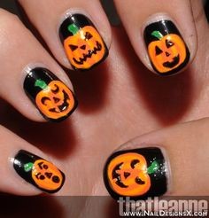 halloween-nail-art-pumpkin-68_3 Halloween Nail Art dovleac