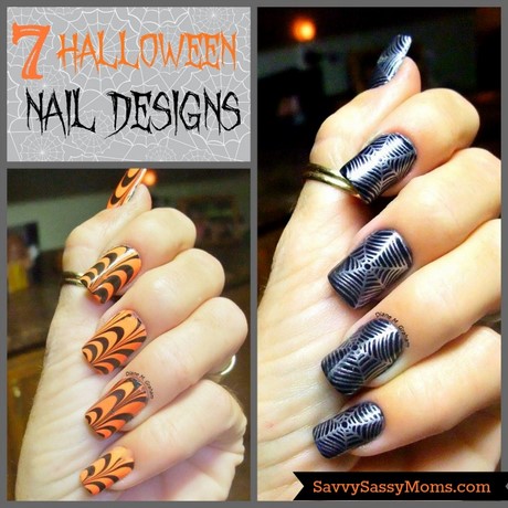 halloween-nail-decorations-37_11 Decoratiuni de unghii de Halloween